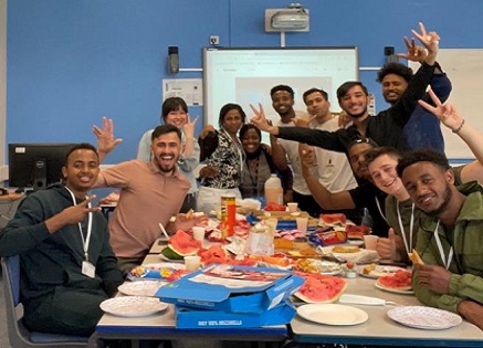 ESOL Entry 3 students celebrate the end of term