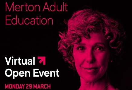 Merton Adult Education Open Event Monday 29 March