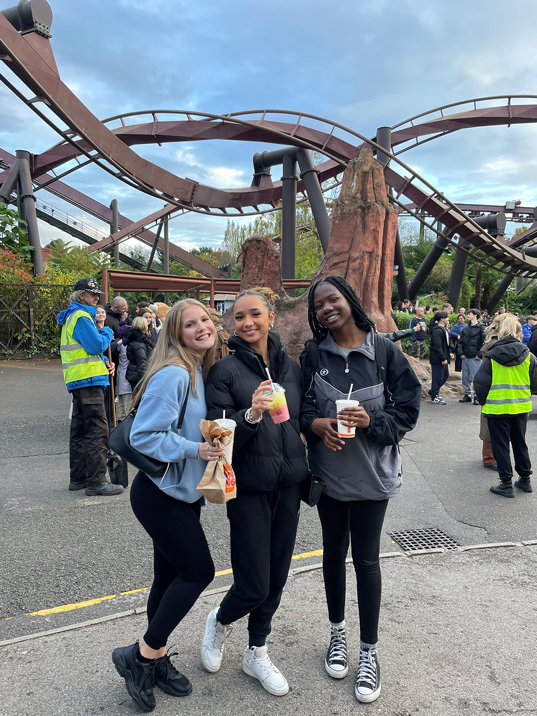 Halloween trip to Thorpe Park for Health & Social Care students