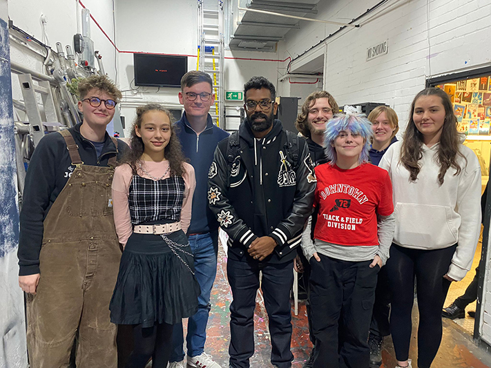 Technical Theatre students support sell-out charity comedy night